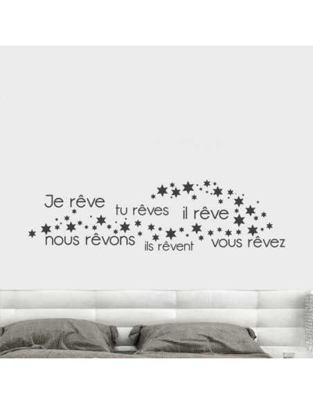 sticker déco je rêves
