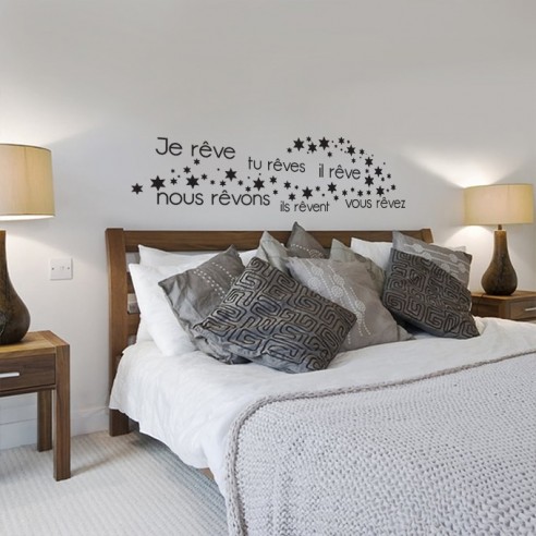 sticker déco je rêves