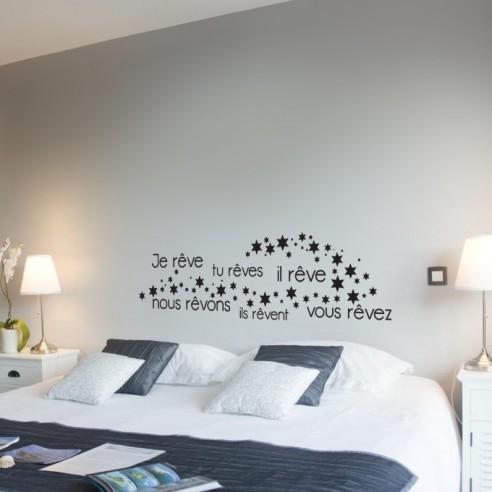 sticker déco je rêves