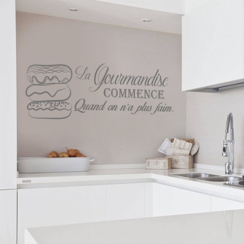 Sticker la gourmandise commence quand on a plus faim