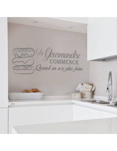Sticker la gourmandise commence quand on a plus faim