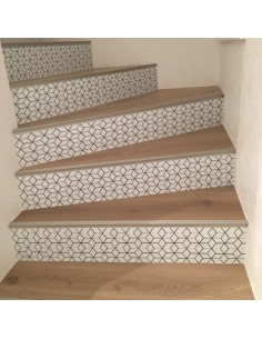 Stickers contremarches d'escaliers trompe l'oeil