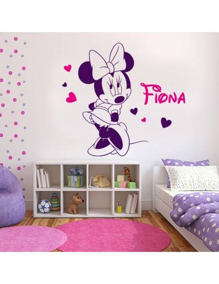 Sticker Minnie personnalisé