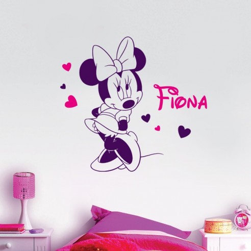 Sticker Minnie personnalisé