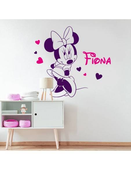 Sticker Minnie personnalisé
