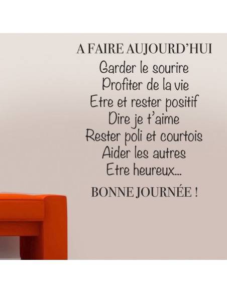 Sticker a faire aujourd'hui