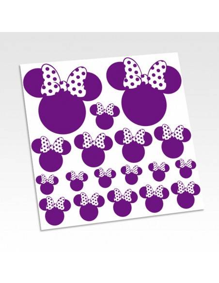 Stickers têtes Minnie
