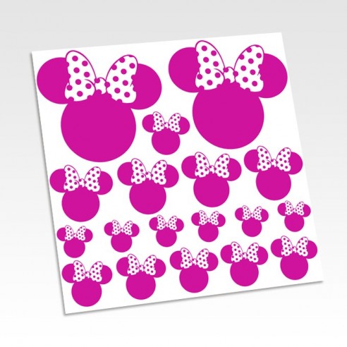 Stickers têtes Minnie