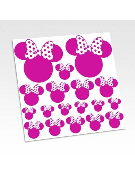Stickers têtes Minnie