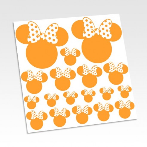 Stickers têtes Minnie