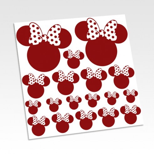 Stickers têtes Minnie