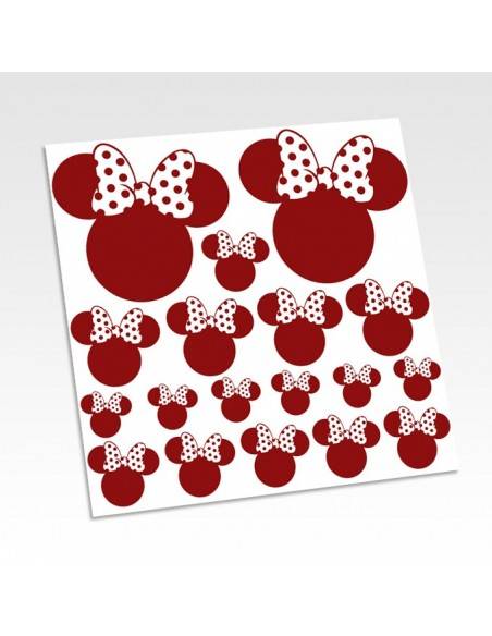 Stickers têtes Minnie