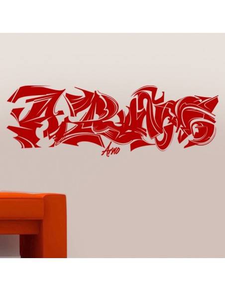 Sticker graffiti personnalisé