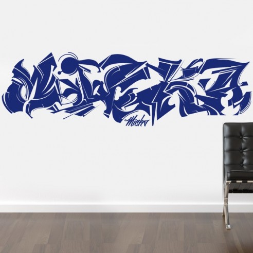 Sticker graffiti personnalisé