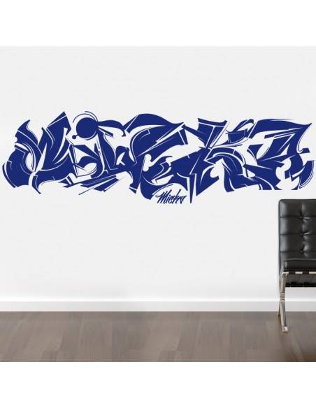 Sticker graffiti personnalisé