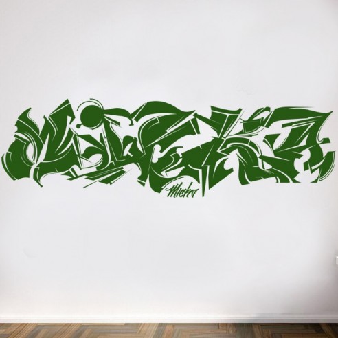 Sticker graffiti personnalisé