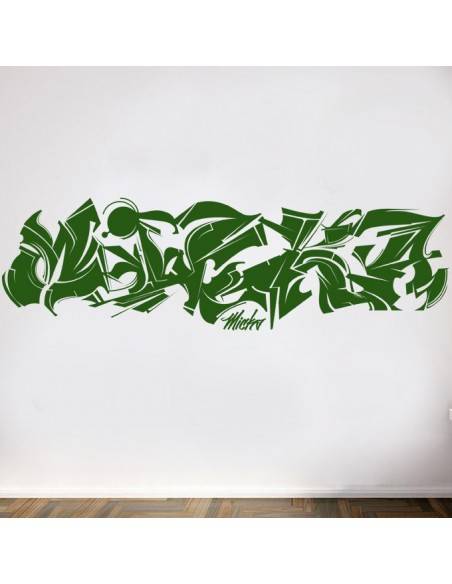 Sticker graffiti personnalisé