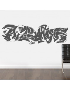 Sticker graffiti personnalisé 2