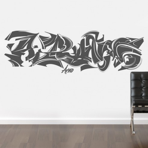 Sticker graffiti personnalisé