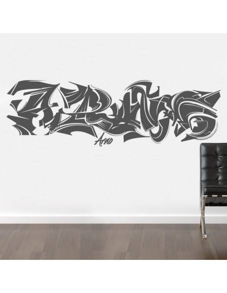 Sticker graffiti personnalisé