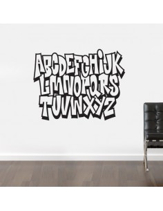 Sticker graffiti alphabet 2