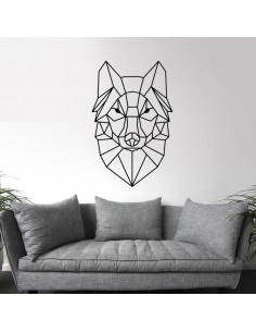 Sticker hibou design polygone 2