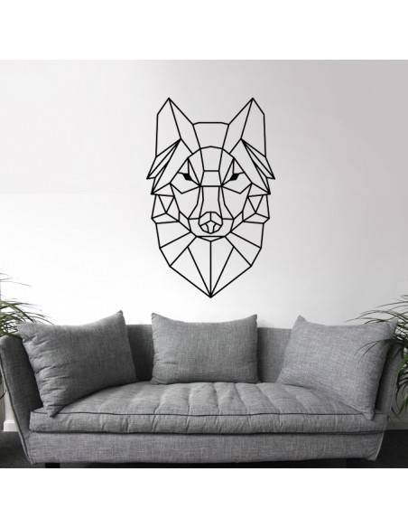 Sticker hibou design polygone