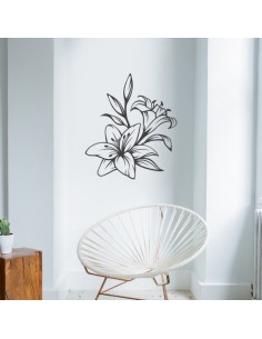 Sticker déco orchidée