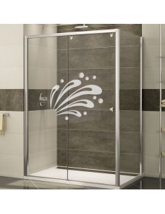 Sticker paroi de douche
