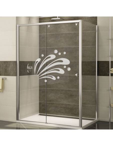 Sticker paroi de douche