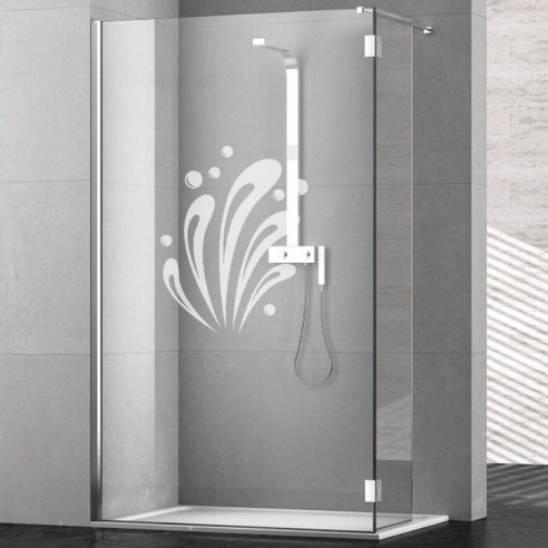 Sticker paroi de douche
