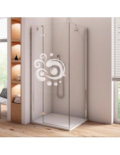 Sticker paroi de douche 2