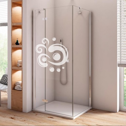 Sticker paroi de douche