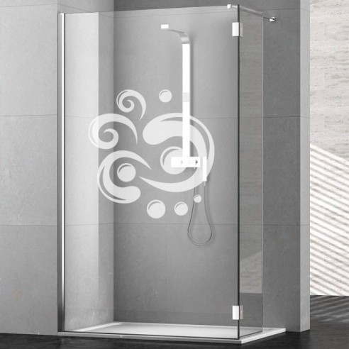 Sticker paroi de douche