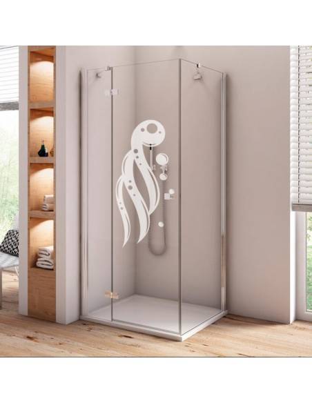 Sticker paroi de douche