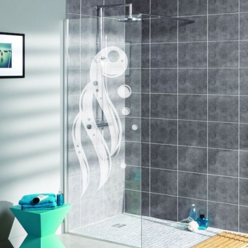 Sticker paroi de douche