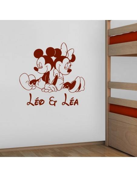 Sticker jumeaux avec prénoms