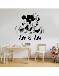 Sticker jumeaux avec prénoms