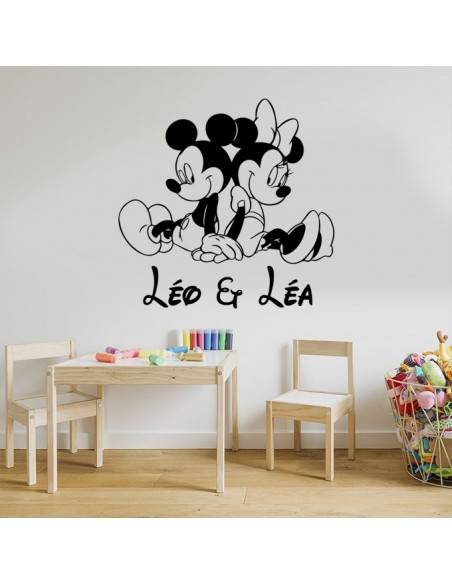 Sticker jumeaux avec prénoms