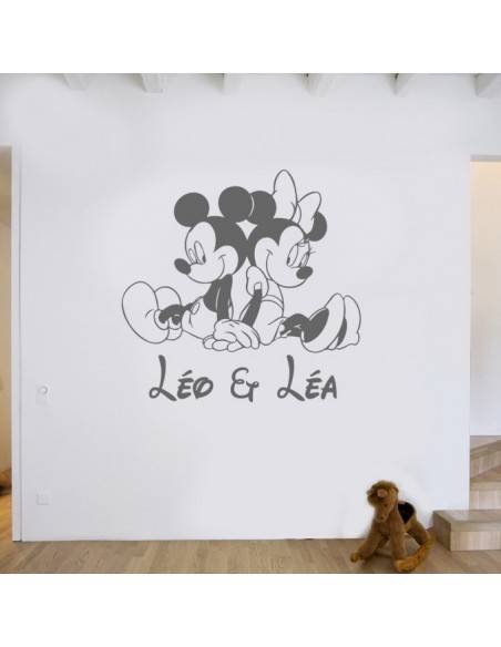 Sticker jumeaux avec prénoms