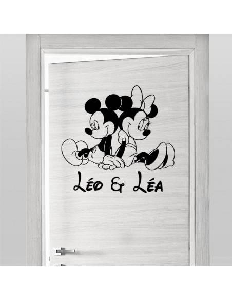 Sticker jumeaux avec prénoms