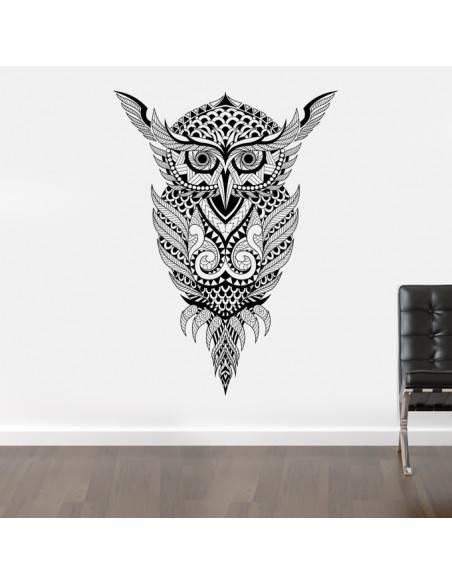 Sticker design hibou