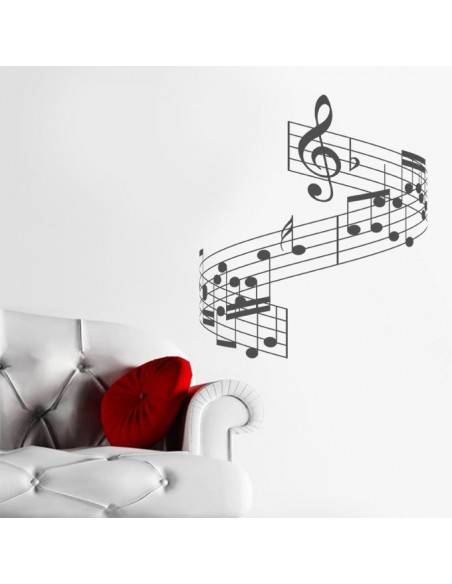 Sticker partition musique