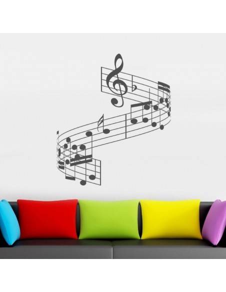 Sticker partition musique