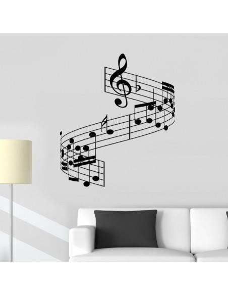 Sticker partition musique