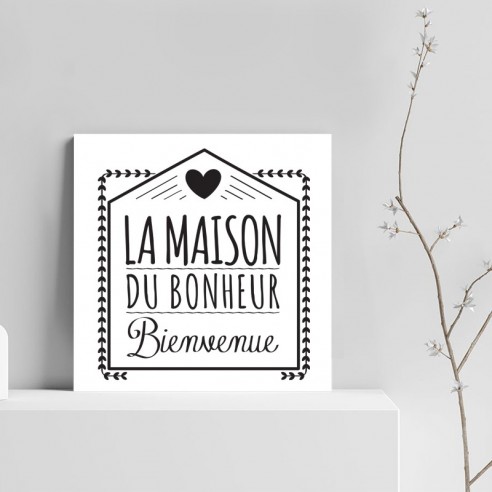 Tableau la maison du bonheur