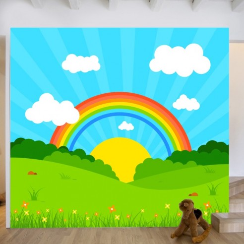 Sticker fresque murale enfant