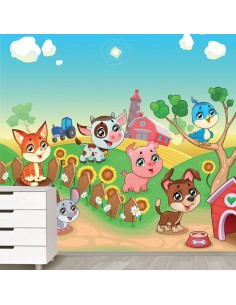 Fresque décoration chambre d'enfant 2