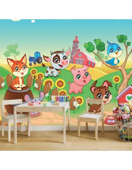 Fresque décoration chambre d'enfant