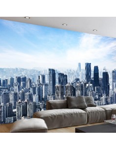 Décoration fresque murale ville 2